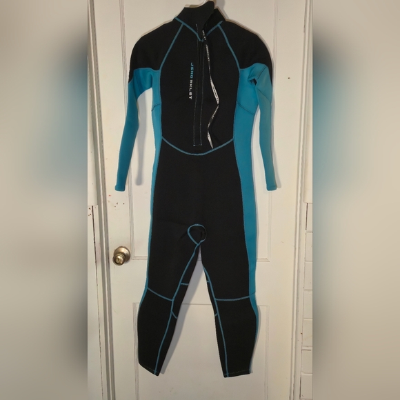 Womens Wetsuit, 3mm Back Zip Full Wetsuit Large - Picture 2 of 5